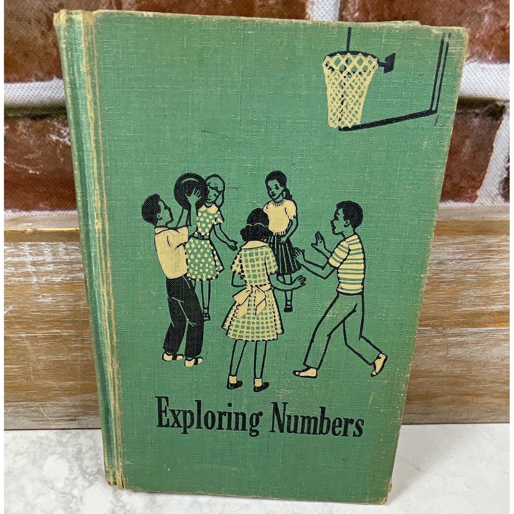 Winston Arithmetics Exploring Numbers Hardcover Textbook 1952 Arithmetic 371p